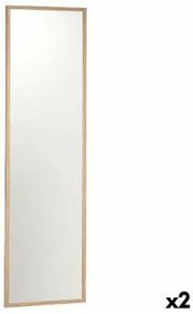 Specchio da parete Marrone Legno MDF 40 x 142,5 x 3 cm (2 Unità)