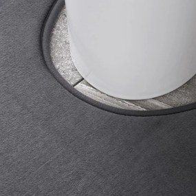 Set di tappetini per il bagno grigio scuro in memory foam 2 pz per WC 50x80 cm Anti-Bacterial – Catherine Lansfield