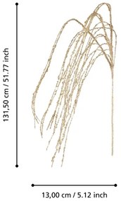 Eglo 428383 - Fiore artificiale MIADOL 131,5 cm oro