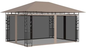 Gazebo Con Zanzariera 4x3x2,73 M Talpa 180 G/m² /