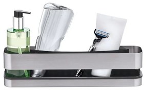 Mensola da bagno in acciaio inox opaco Areo, lunghezza 34 cm Nexio - Blomus