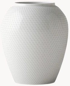 Vaso in porcellana fatto a mano Rhombe, alt. 25 cm