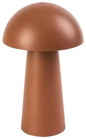 Rabalux 76039 - Lampada da esterno LED MIREO, dimmer tattile 1,5W/5V IP44, batteria 1200 mAh ricaricabile via USB, marrone