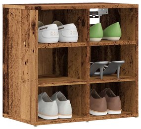 Scarpiere 2 Pz Legno Antico 52x30x50 Cm /