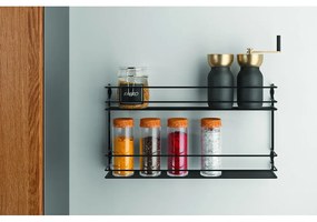 Organizer per spezie da parete in acciaio Pepito – Metaltex