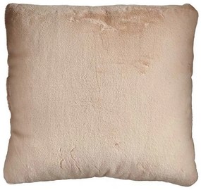 Cuscino Crema Con capelli Ecopelle (60 x 2 x 60 cm)