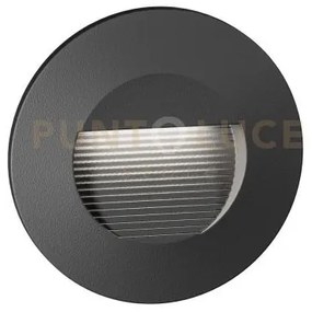 Ges2111n- segnapassi led 4000k 104lm 3w ip65 alluminio grigio antra...