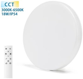 Aigostar - Plafoniera LED da bagno LED/18W/230V 3000-6000K IP54 + +TC