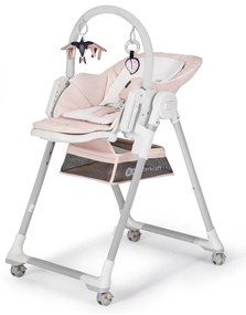 KIDERKRAFT - Sedia da pranzo per bambini 2in1 LASTREE rosa/bianco
