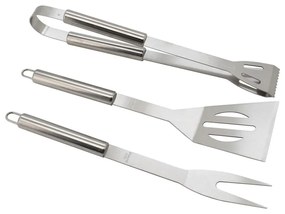 Utensili per grigliare in acciaio inox 3 pz