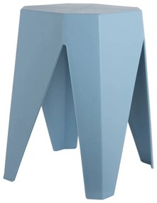 Sgabello blu in plastica Cherish – Leitmotiv