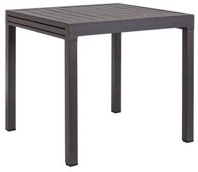 JERRI - tavolo da giardino in alluminio 90 X 90/180