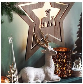 Solight 1V261 - Decorazione natalizia LED LED/2xAA stella