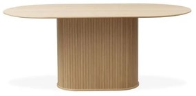 Tavolo da pranzo con piano in rovere 95x180 cm Nola - Unique Furniture
