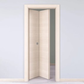 Porta pieghevole a libro simmetrica Lucad grano L 80 x H 210 cm sinistra