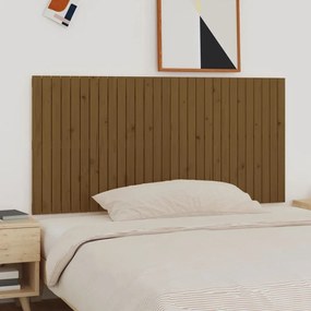 Testiera Da Parete Ambra 185x3x90 Cm İn Legno Massello Di Pino /