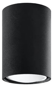 Sollux SL.1000 - Faretto LAGOS 1xGU10/10W/230V 10 cm nero