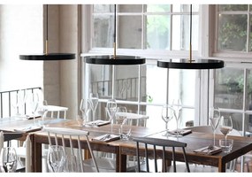 Apparecchio a sospensione LED nero con paralume in metallo ø 31 cm Asteria Mini - UMAGE