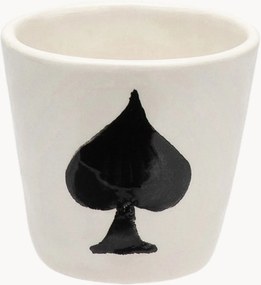 Tazzina da caffè dipinta a mano Ace of Spades