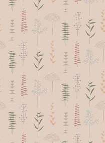 Coordonne Carta da parati Herbario - Rosa