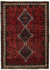 Shiraz Tappeto persiano 160 x 110 Rosso (Iran) Annodato A Mano
