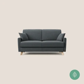 Edgar divano letto matrimoniale in tessuto ecosostenibile antracite 200 cm (mat. 160x197)