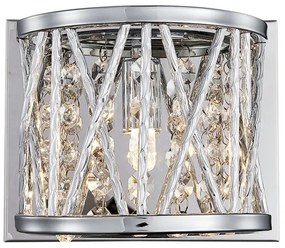 LUXERA 46063 - Applique STIXX 1xG9/33W/230V argento