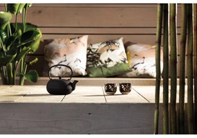 Set da tè in porcellana nera e lega Sichuan - Bredemeijer