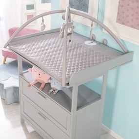 Tappeto da gioco per bambini grigio chiaro Roba style - Roba