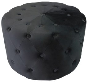 AURA - pouf rotondo in velluto