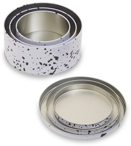 Barattoli per caramelle in metallo in set da 3 Speckled - Premier Housewares