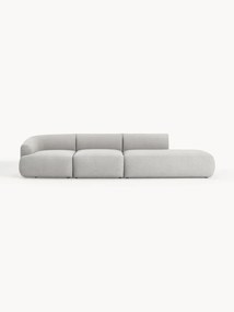 Chaise longue XL componibile in bouclé Sofia