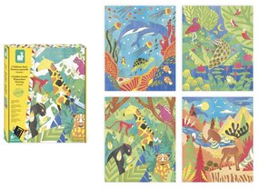 Atelier per bambini maxi - Pittura ad acquerello - Animali esotici