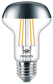 Lampadina LED con calotta sferica a specchio Philips DECO E27/4W/230V 2700K