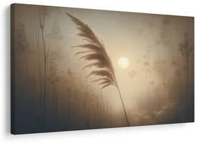Quadro su tela – Canna in alba nebbiosa