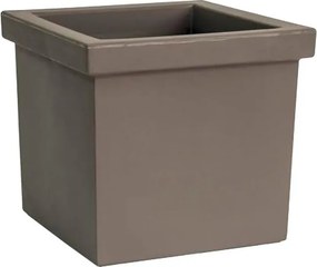Vaso Siepi EURO3PLAST in polietilene tortora H 35 x L 39 cm