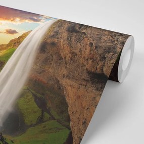 Carta da parati – Cascata maestosa in Islanda