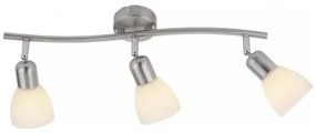 JUST LIGHT. 11953-55 - Faretto KARO 3xE14/40W/230V cromo opaco