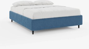 ERON letto sommier imbottito con vano contenitore in tessuto impermeabile certificato Oeko-Tex