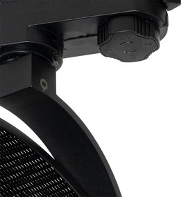 Faretto da binario moderno trifase nero - Master 111 Honey