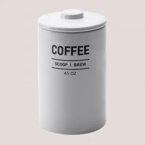 Barattolo Caffè 127 cl Yorts Bianco - Sklum