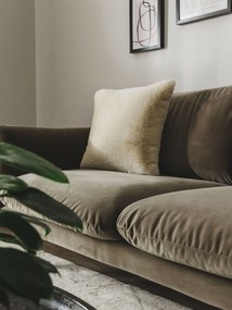 benuta Nest Copricuscino Dave Crema 45x45 cm - Tappeto design moderno soggiorno