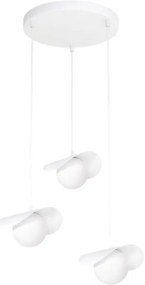 Lampadario sospeso su cavo RITUAL 3xG9/8W/230V bianco
