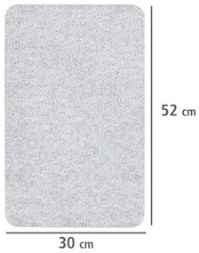 WENKO 2712663100 - Piastra di copertura 30x52 cm trasparente/grigio