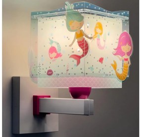 Dalber 63449 - Applique per bambini MERMAIDS 1xE27/60W/230V