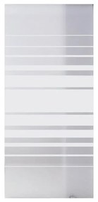 Anta in cristallo a battente Bora HorizonL 80X H 210 cm, bianco
