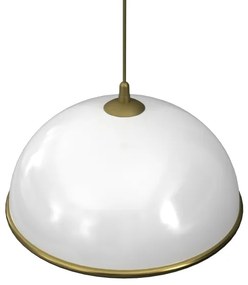 Lampadario a sospensione con filo KITCHEN 1xE27/15W/230V bianco/oro