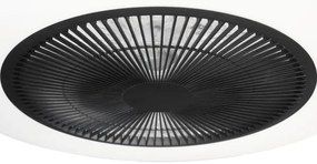 Plafoniera LED dimmerabile con ventilatore ARIA LED/38W/230V nero/bianco + tc