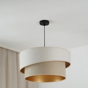 Brilagi - Lampadario a sospensione con filo VEGAS SHINE 1xE27/15W/230V diametro 50 cm color crema/beige