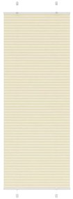 Tenda Plissettata Crema 75x200 Cm Larghezza Tessuto 74,4 Cm /